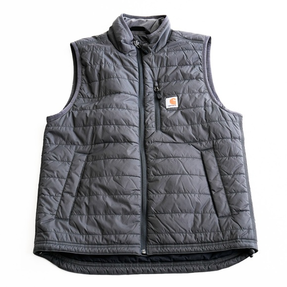 NWOT CARHARTT Gray Quilted Thermal Vest - Picture 1 of 8